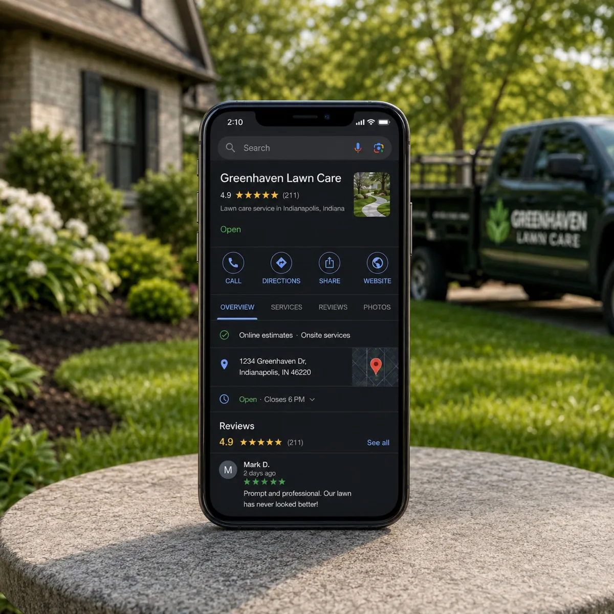 Google Business Profile management, Google Maps 3-pack for landscaping companies