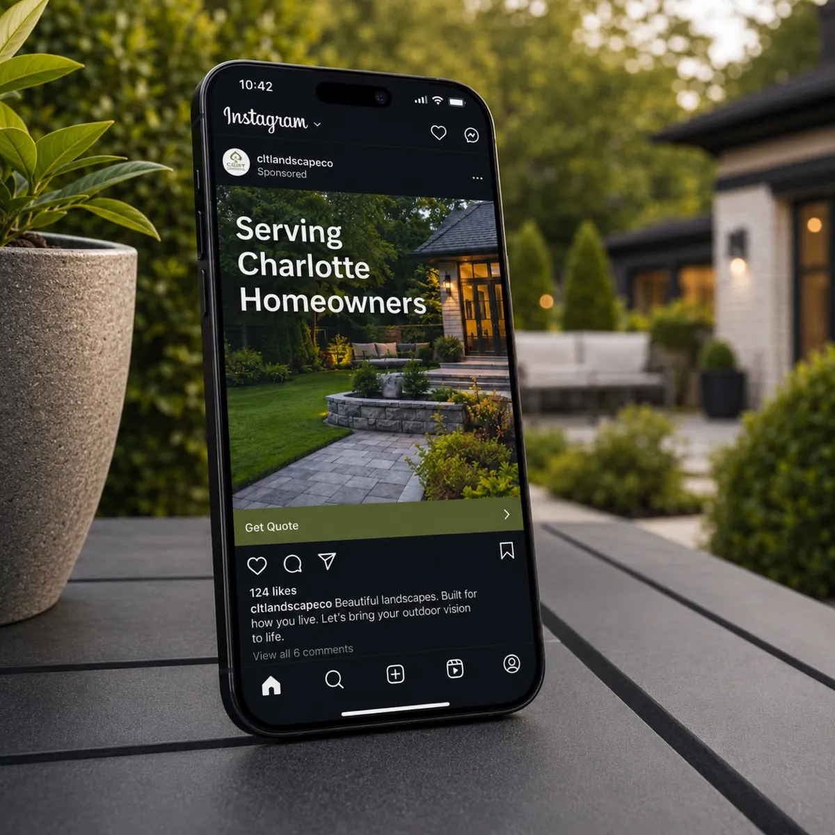 Meta Ads, Facebook and Instagram advertising for landscaping companies
