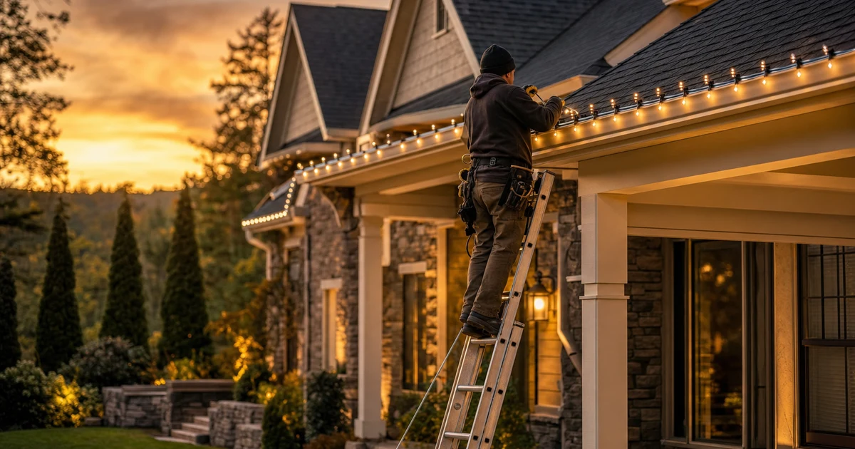 Christmas Light Installation Marketing: How to Book the Season Before the Rush